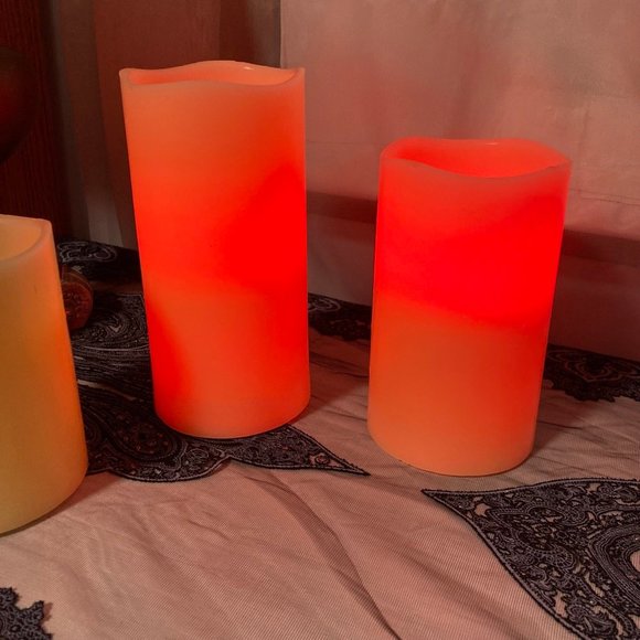 glow candles (3) with remote - Picture 8 of 13